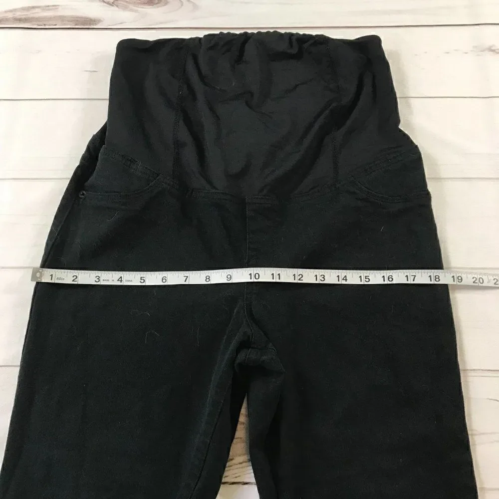 Isabel Maternity Over Belly Panel Black Jeans Size 10